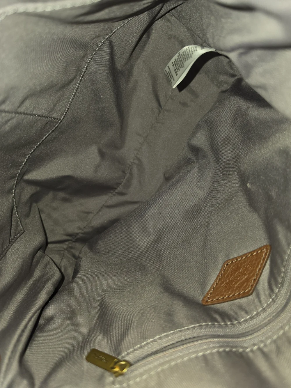 Fossil Felicity Black Leather Satchal